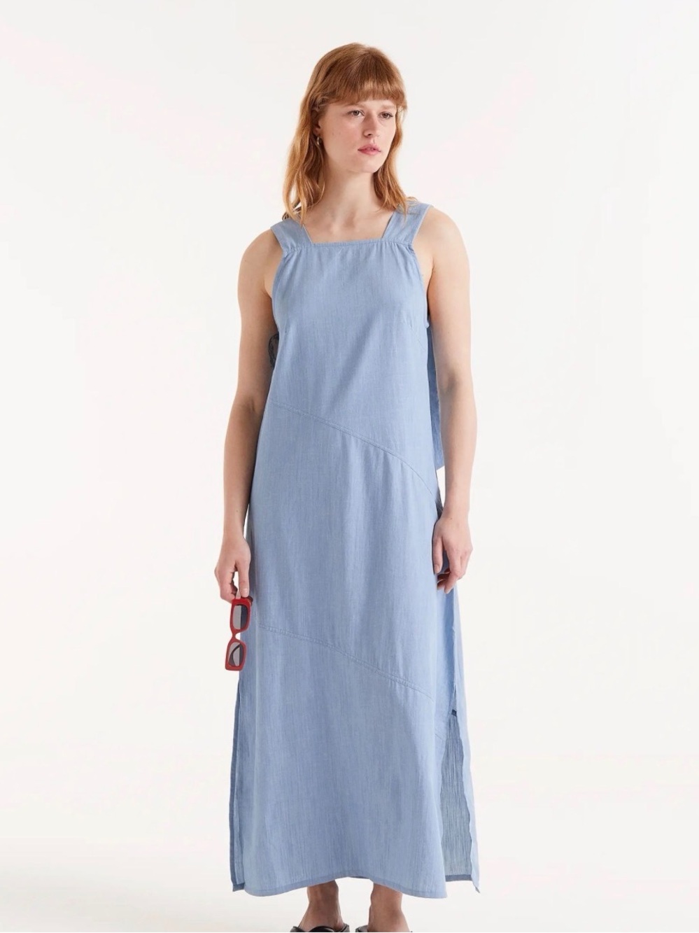 Compania Fantastica Chambray Maxi Dress